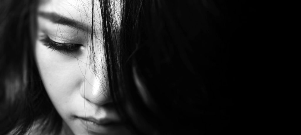 Young Lady Ashamed of Her Hair Loss