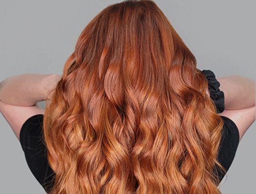 Hair Coloring - Copper Balayage