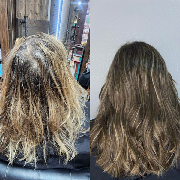 Hair Integration - Before & After - Grapevine, TX